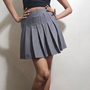 Gray Mini Skirt